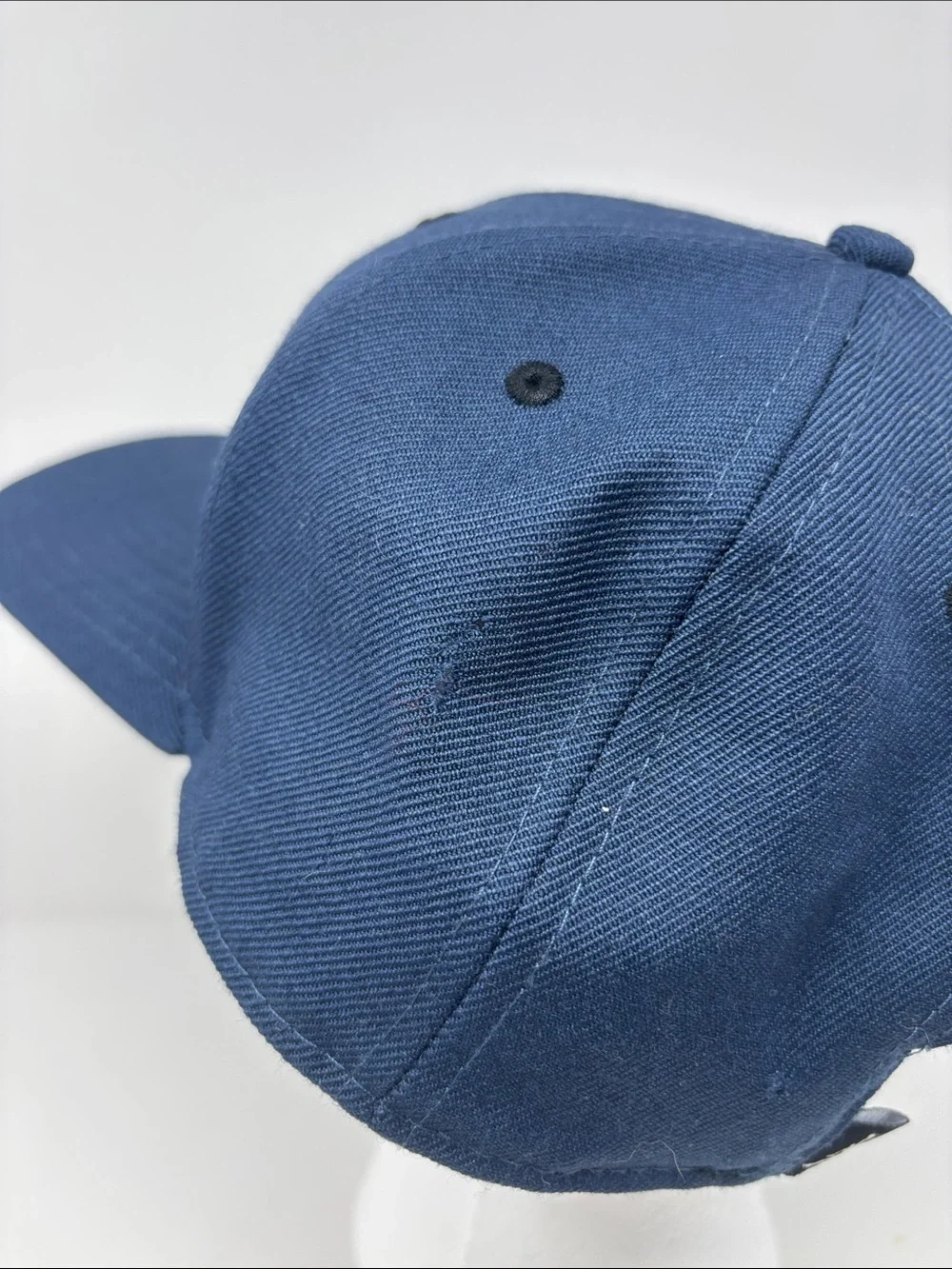Jordan Men's Navy Blue Flat-Brim Cap with Black Jumpman Logo